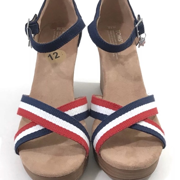 TOMS election collection charms wedge New Sz 12 - Picture 2 of 8